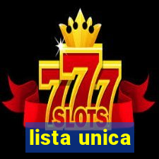 lista unica